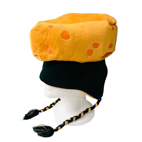 Green Bay Packers Cheese Head Novelty Knitted Cap/Hat Zoozatz - Picture 1 of 5